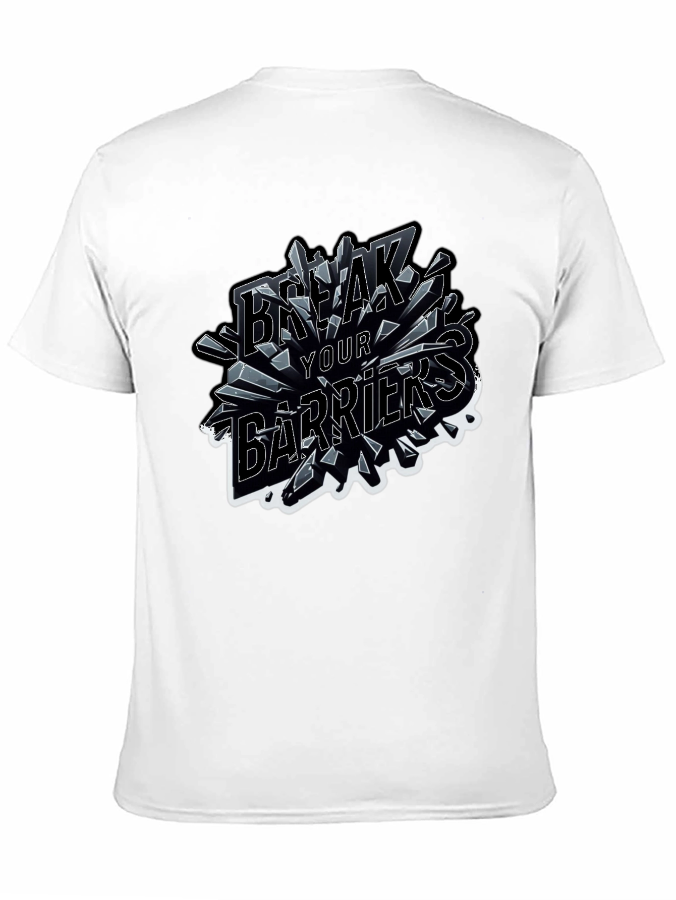 Break Your Barriers Graphic T-Shirt - Bold Statement Tee