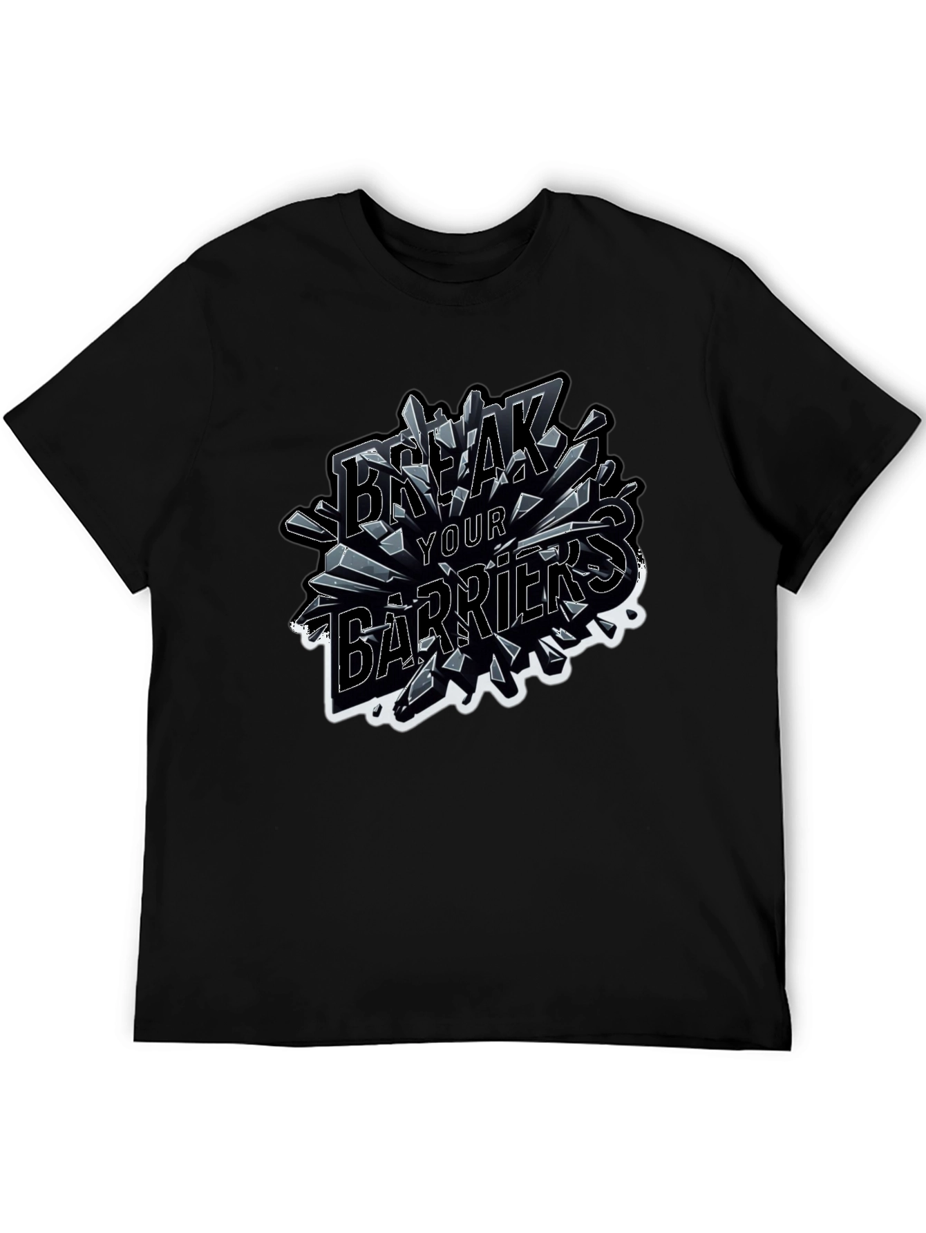 Break Your Barriers Graphic T-Shirt - Bold Statement Tee