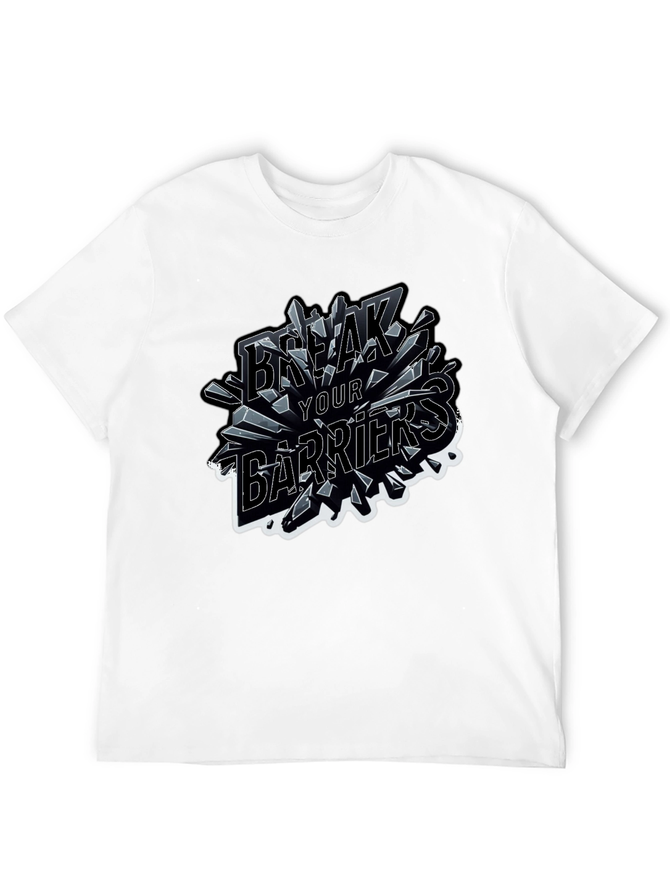 Break Your Barriers Graphic T-Shirt - Bold Statement Tee