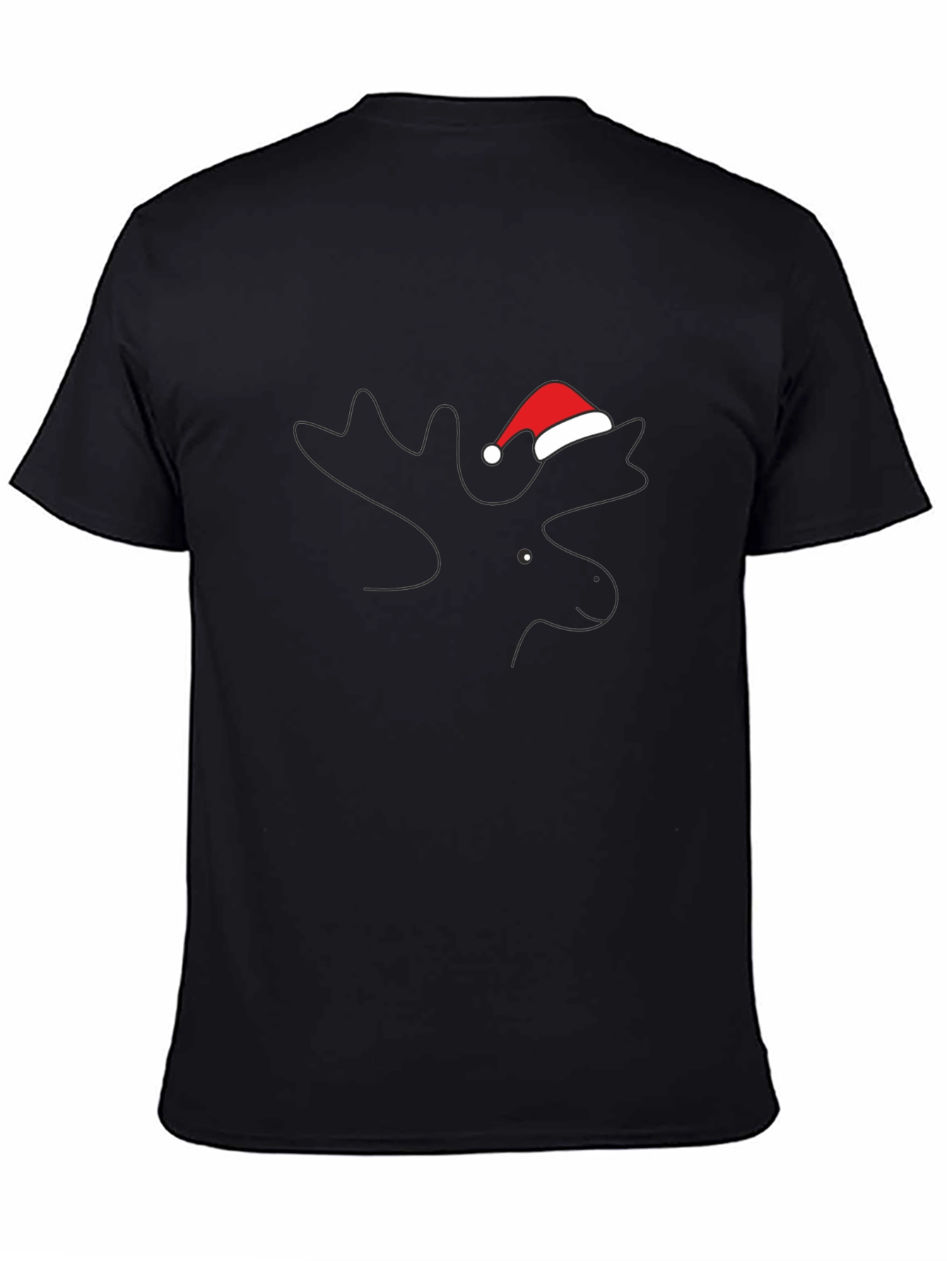 Festive Moose Tee - Holiday Style