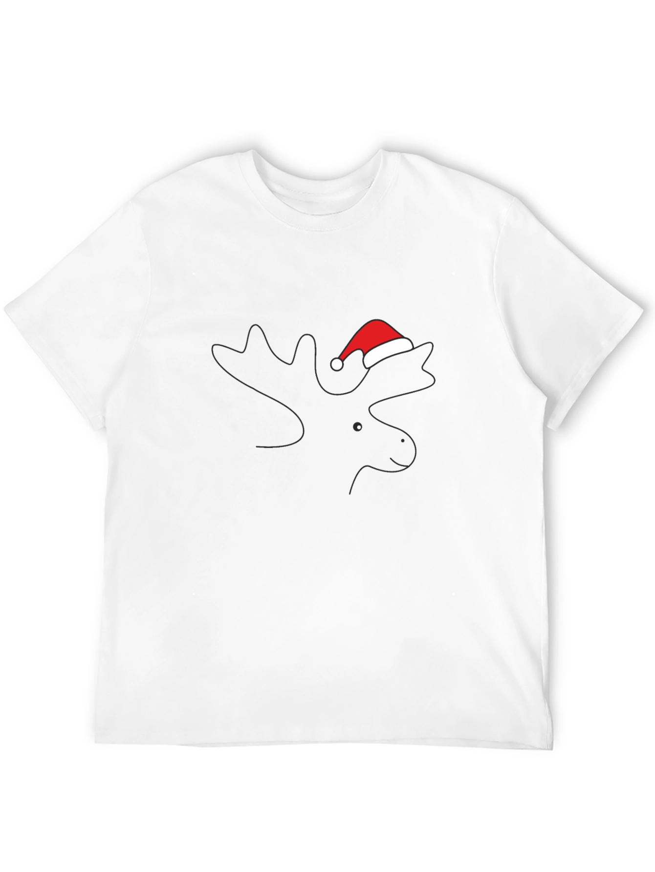 Festive Moose Tee - Holiday Style