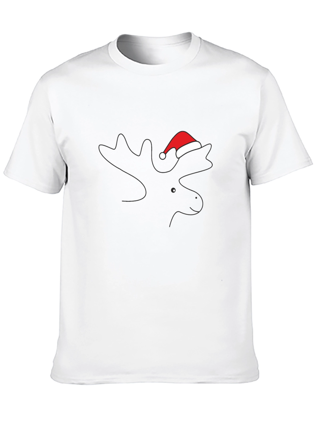 Festive Moose Tee - Holiday Style