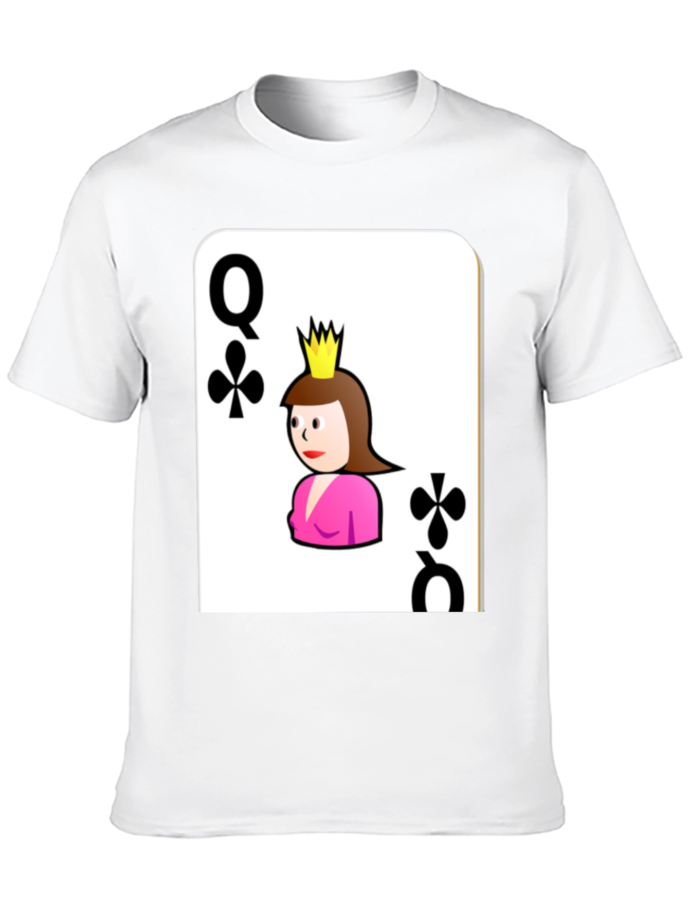 Queen of Clubs Graphic Tee - Stylish & Unique!