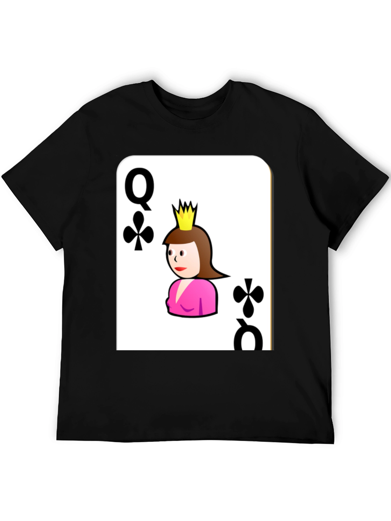 Queen of Clubs Graphic Tee - Stylish & Unique!