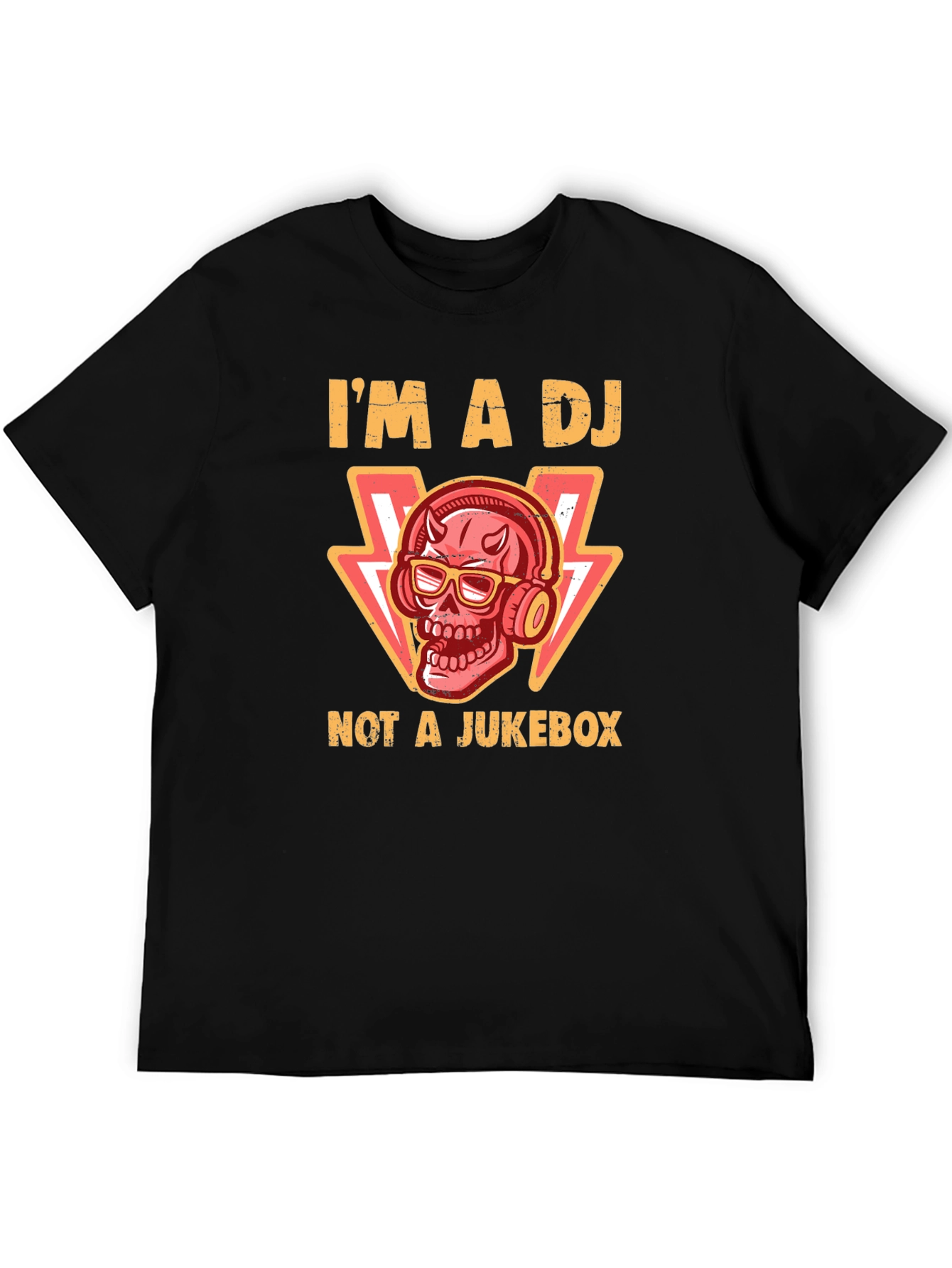 Im a DJ Not a Jukebox Black T-Shirt