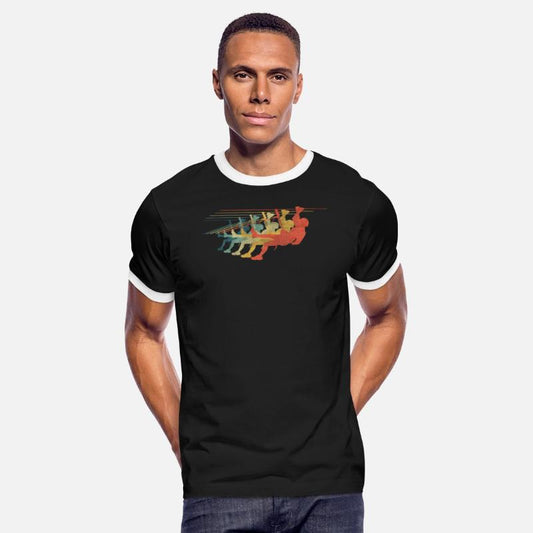 Zipline Mountain Climbing Retro Vintage Color
