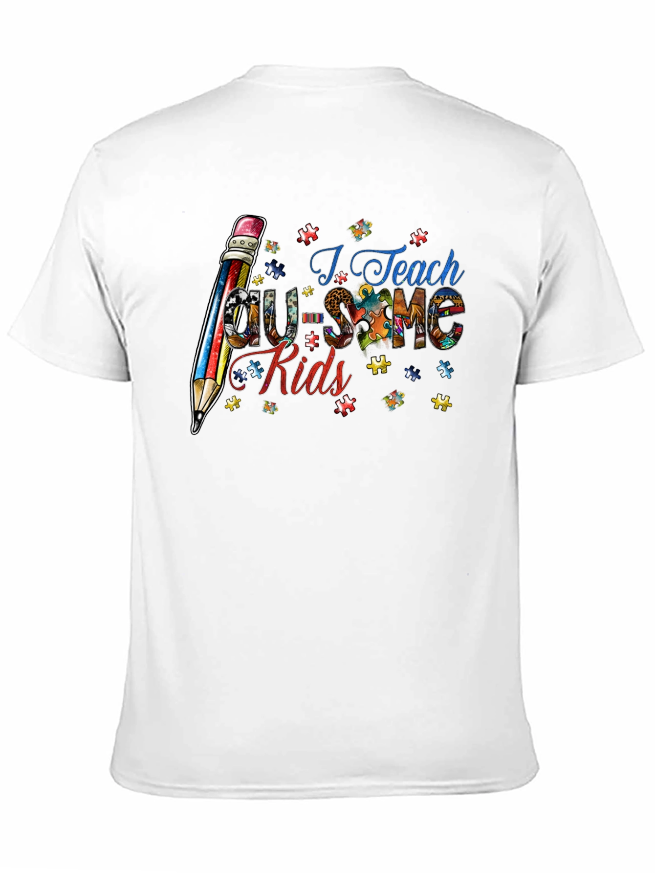 Autism Awareness Teacher Graphic Tee