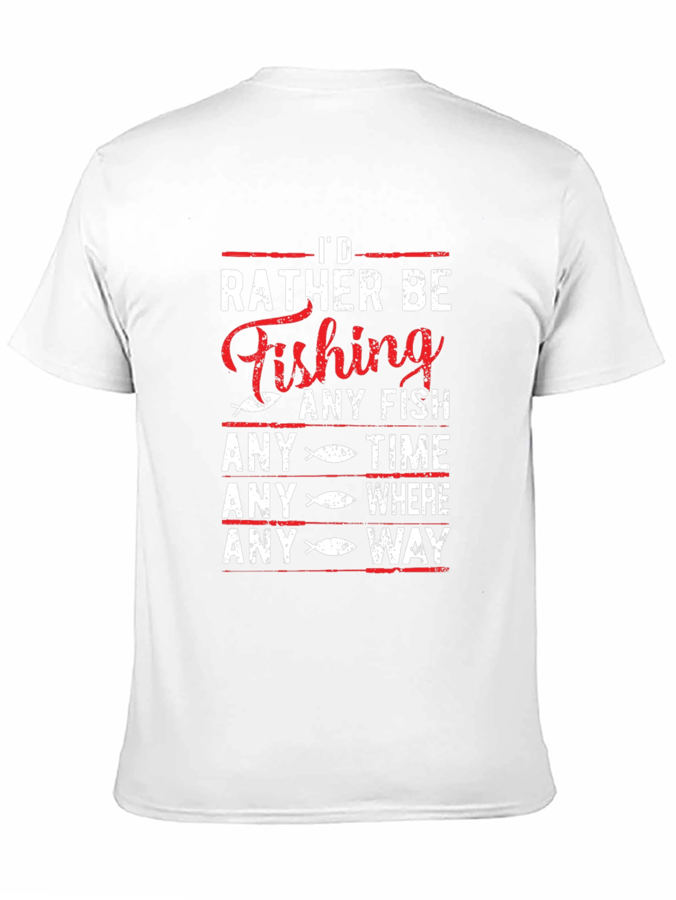 Fishing T-Shirt: Id Rather Be Fishing