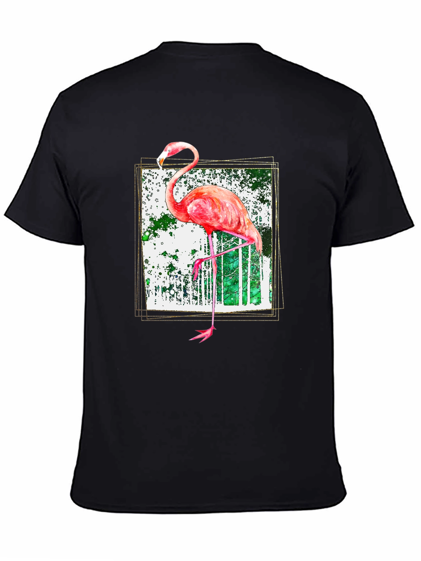 Flamingo Graphic Tee - Stylish Mens T-Shirt