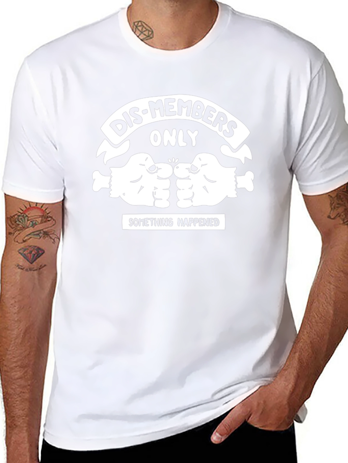 Dis-Members Only Graphic Tee - Black