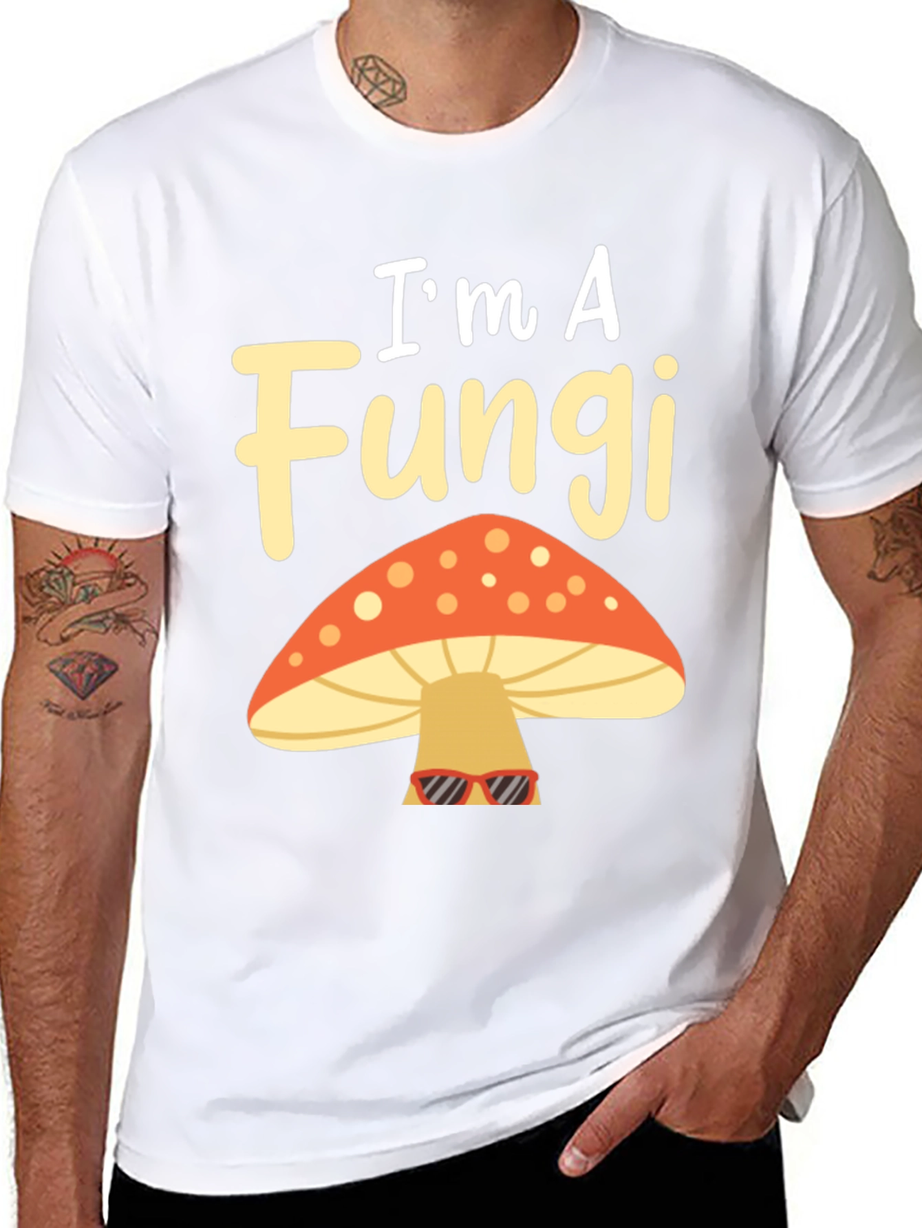 Im A Fungi Funny Mushroom Graphic T-Shirt